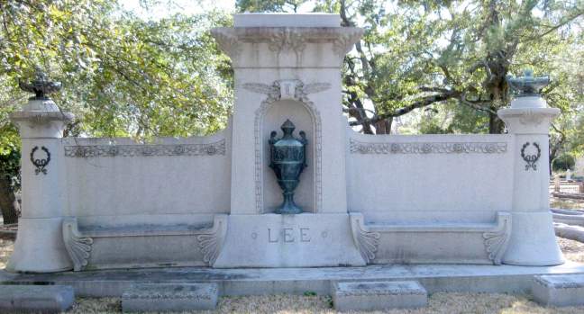 graves of W. Howard Lee & wife Gene Tierney